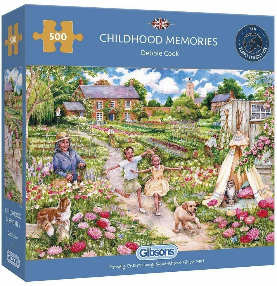 Previs site Verschuiving Verlichten Gibsons puzzel Childhood Memories 500 stukjes - Anyfma Lifestyle Boxtel